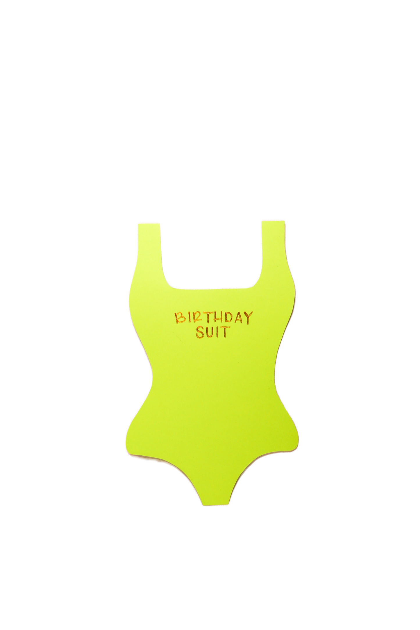 BDAY SUIT IN LIME GREEN
