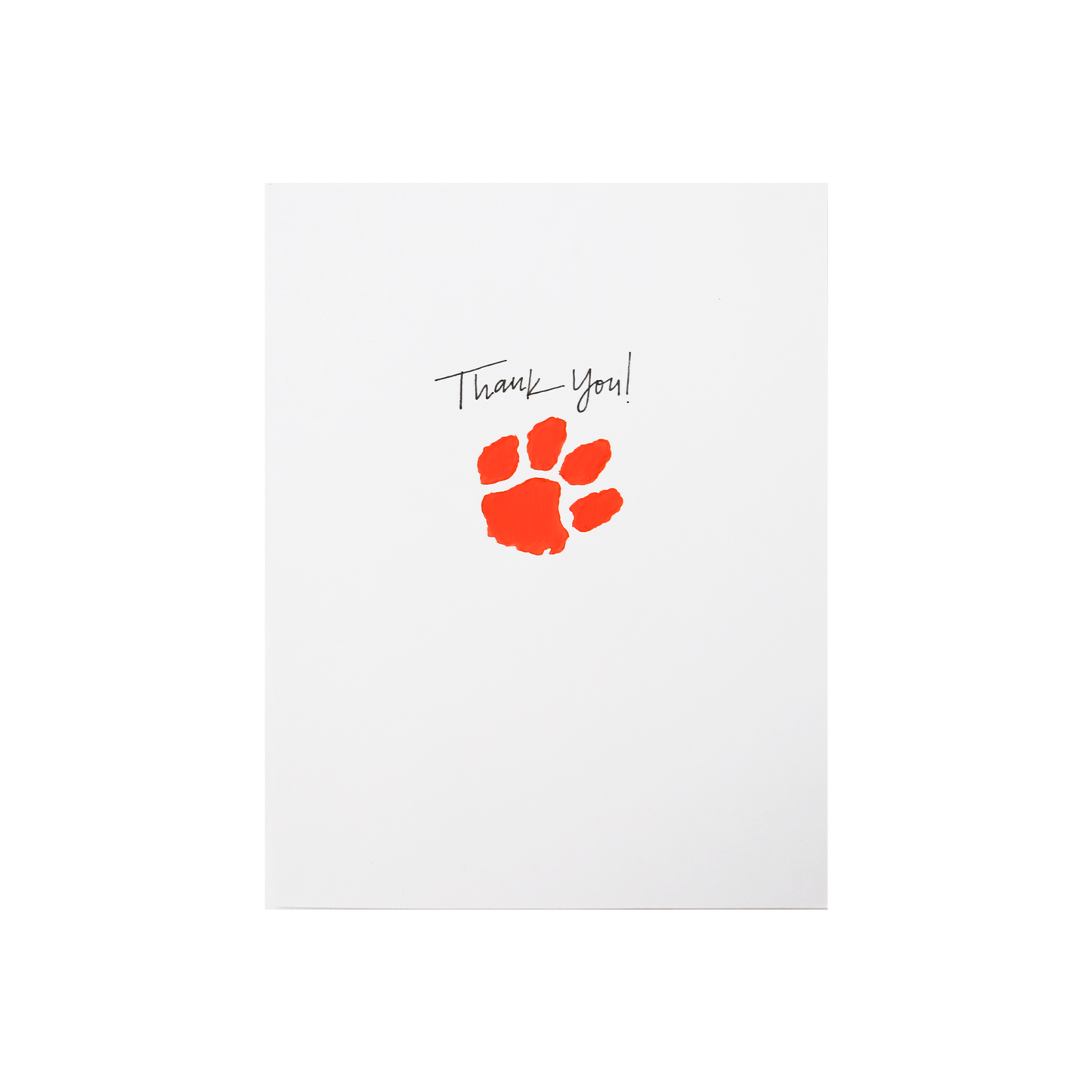 CLEMSON THANK YOU CARD