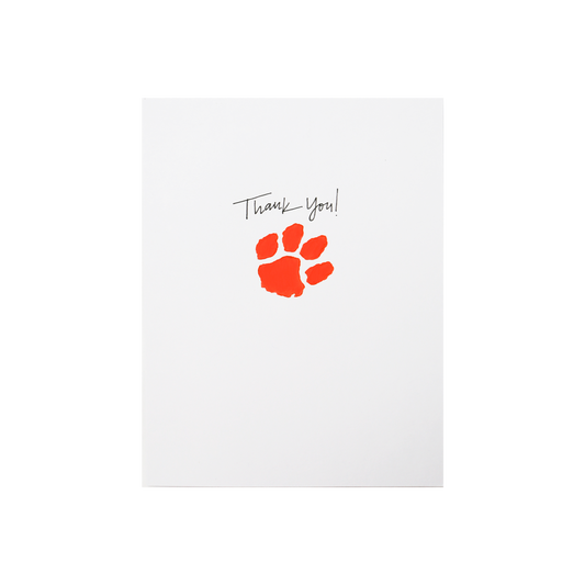 CLEMSON THANK YOU CARD PACK OF 4