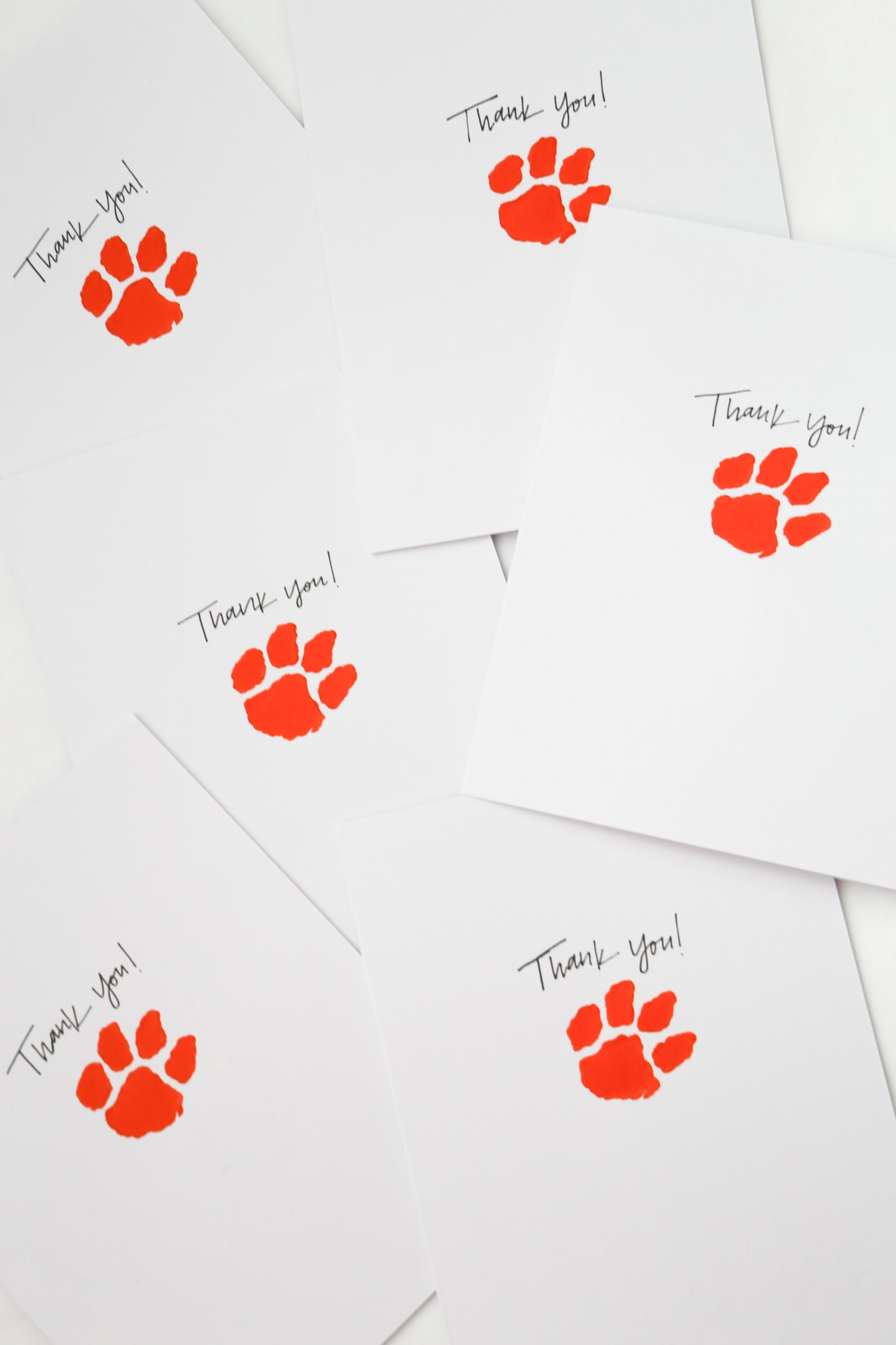 CLEMSON THANK YOU CARD PACK OF 4